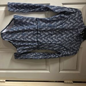 Long sleeve one piece bathing suit